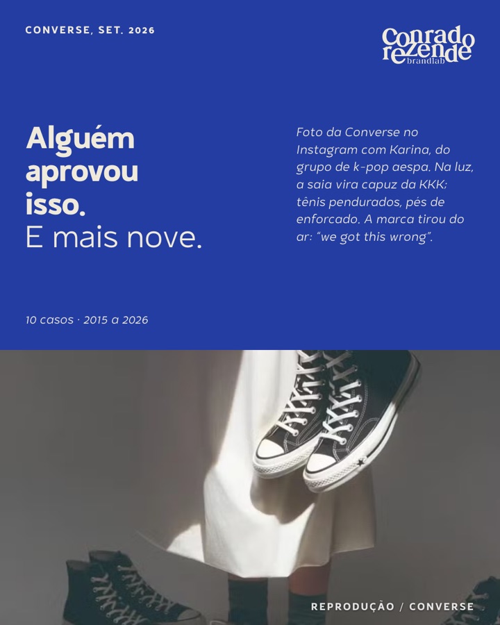 Alguém aprovou isso. E mais nove.