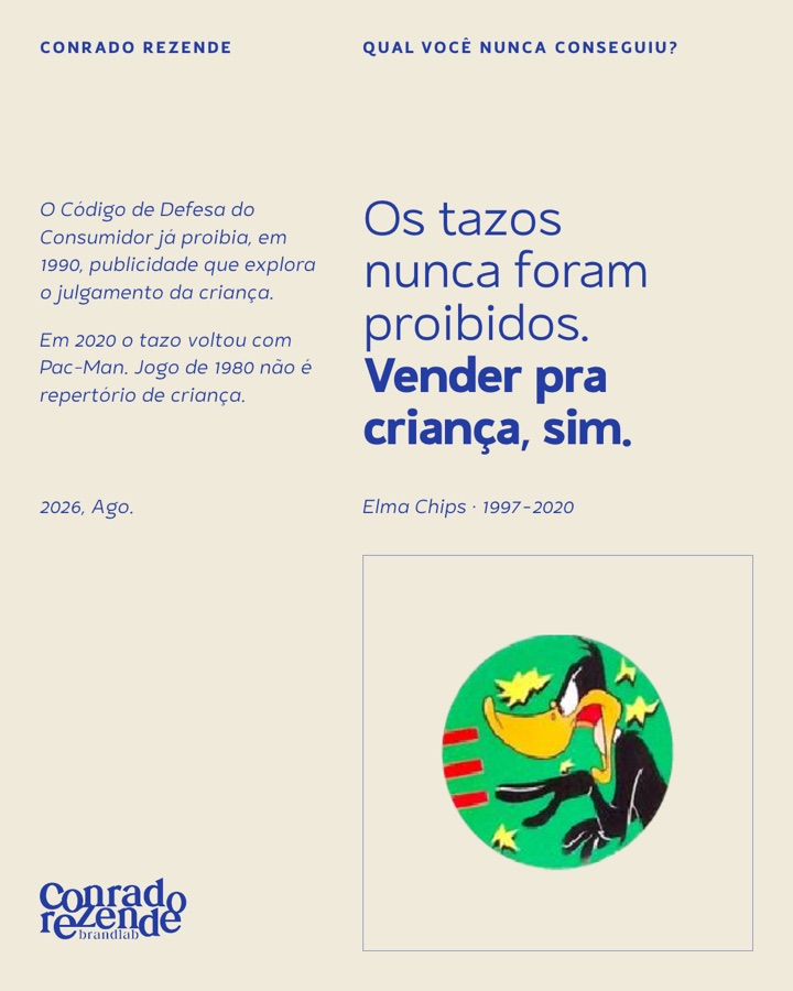 Os tazos nunca foram proibidos. Vender pra criança, sim.