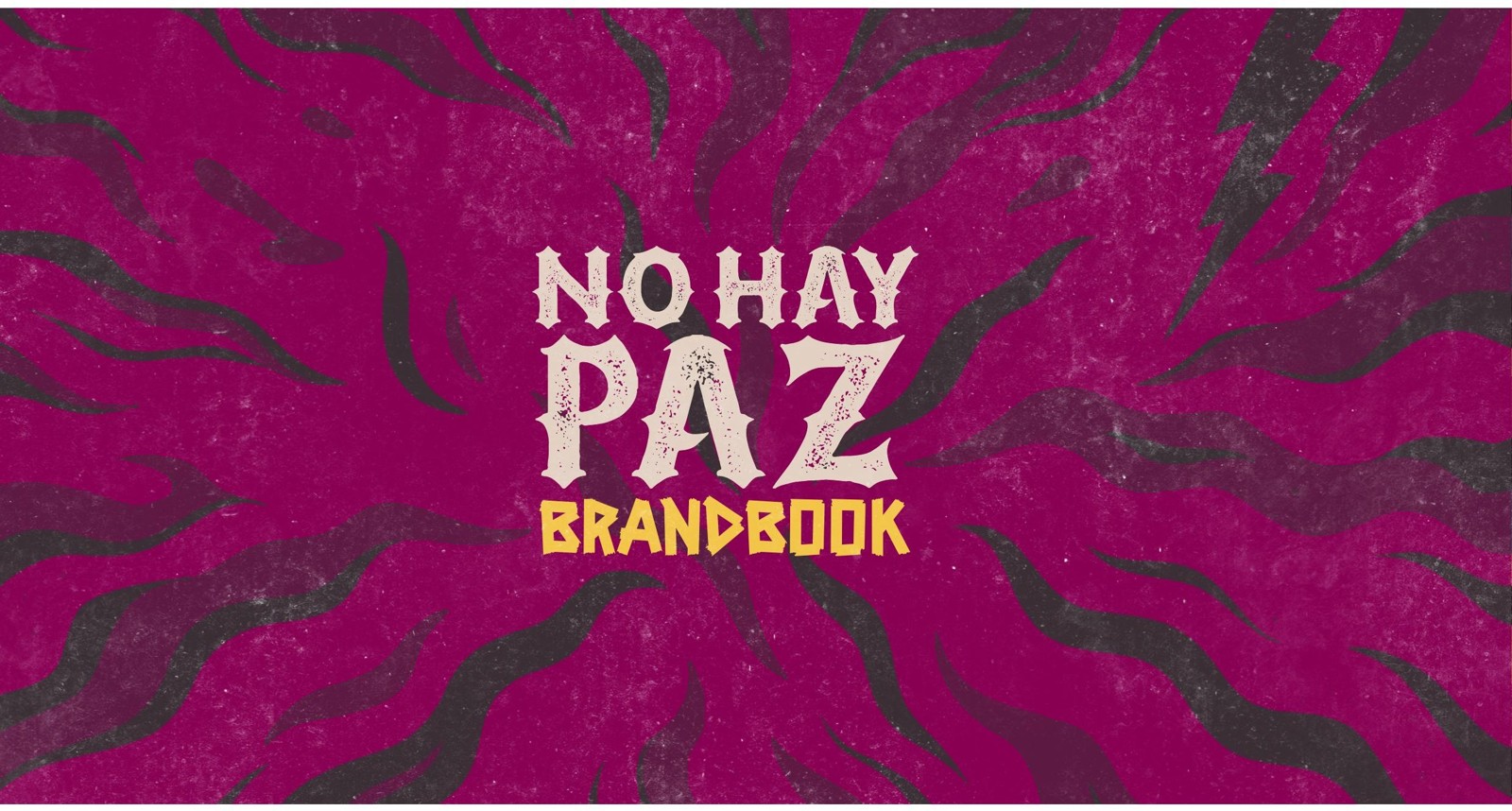 NHP — No Hay Paz, capa do brandbook