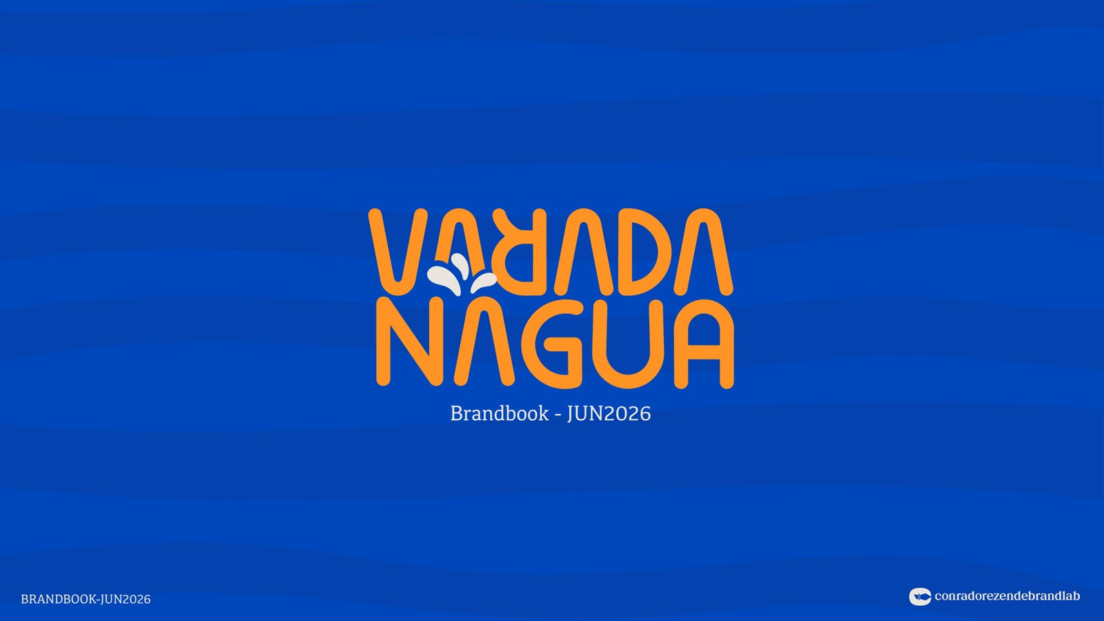 Bloco Varada N'Água, capa do brandbook