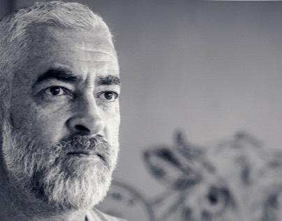 Alex Atala, retrato em preto e branco — ensaio para a Standart Magazine